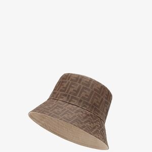 FENDI Brown tech fabric hat